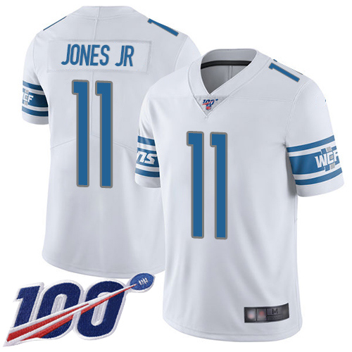 Detroit Lions Limited White Men Marvin Jones Jr Road Jersey NFL Football #11 100th Season Vapor Untouchable